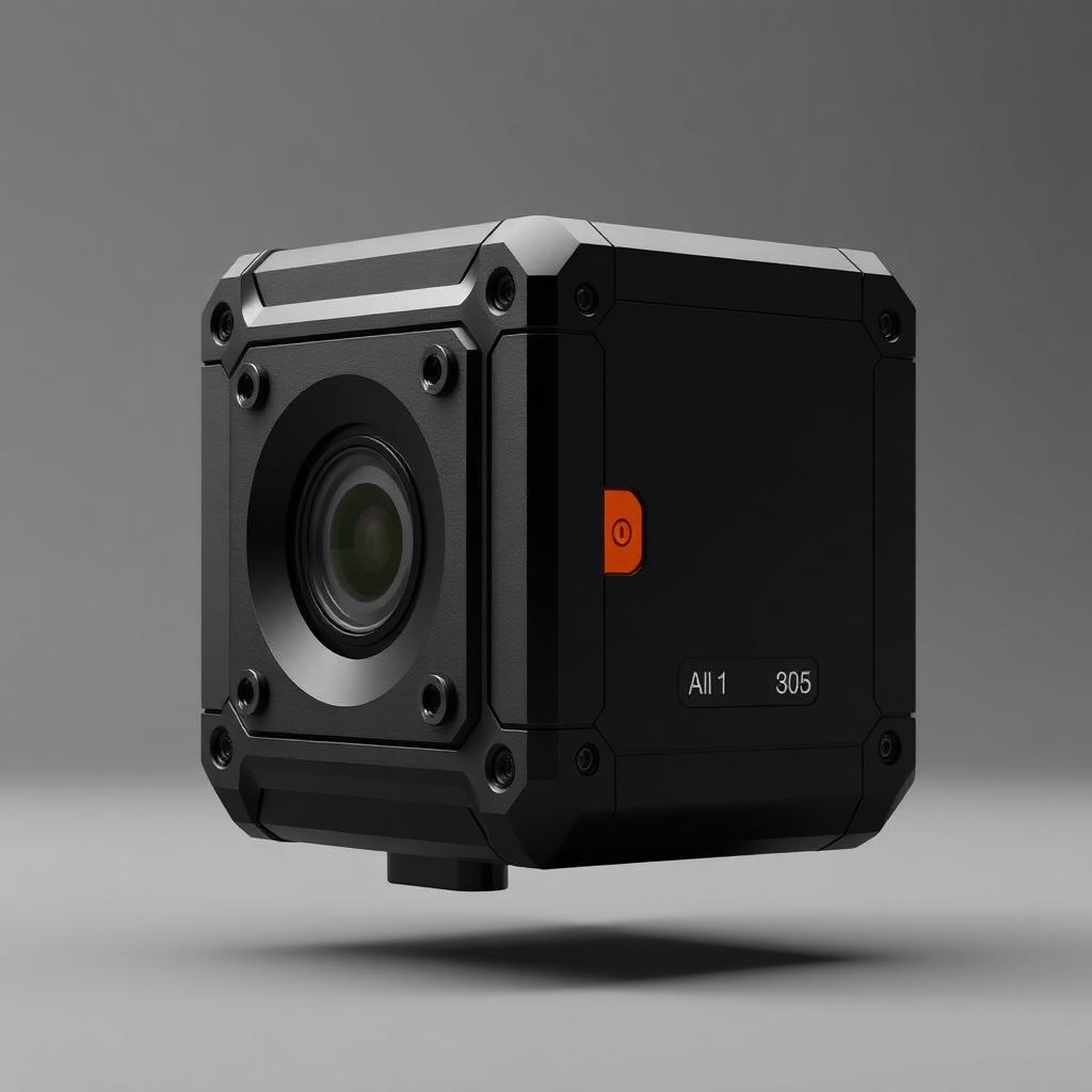 An OEM industrial camera running the MountAIn AI Booster runtime inside its SOM